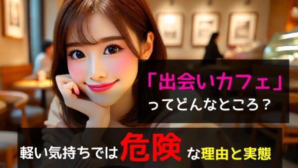 話題の「出会いカフェ」ってどんなところ？軽い気持ちで入ったら危険な理由と実態